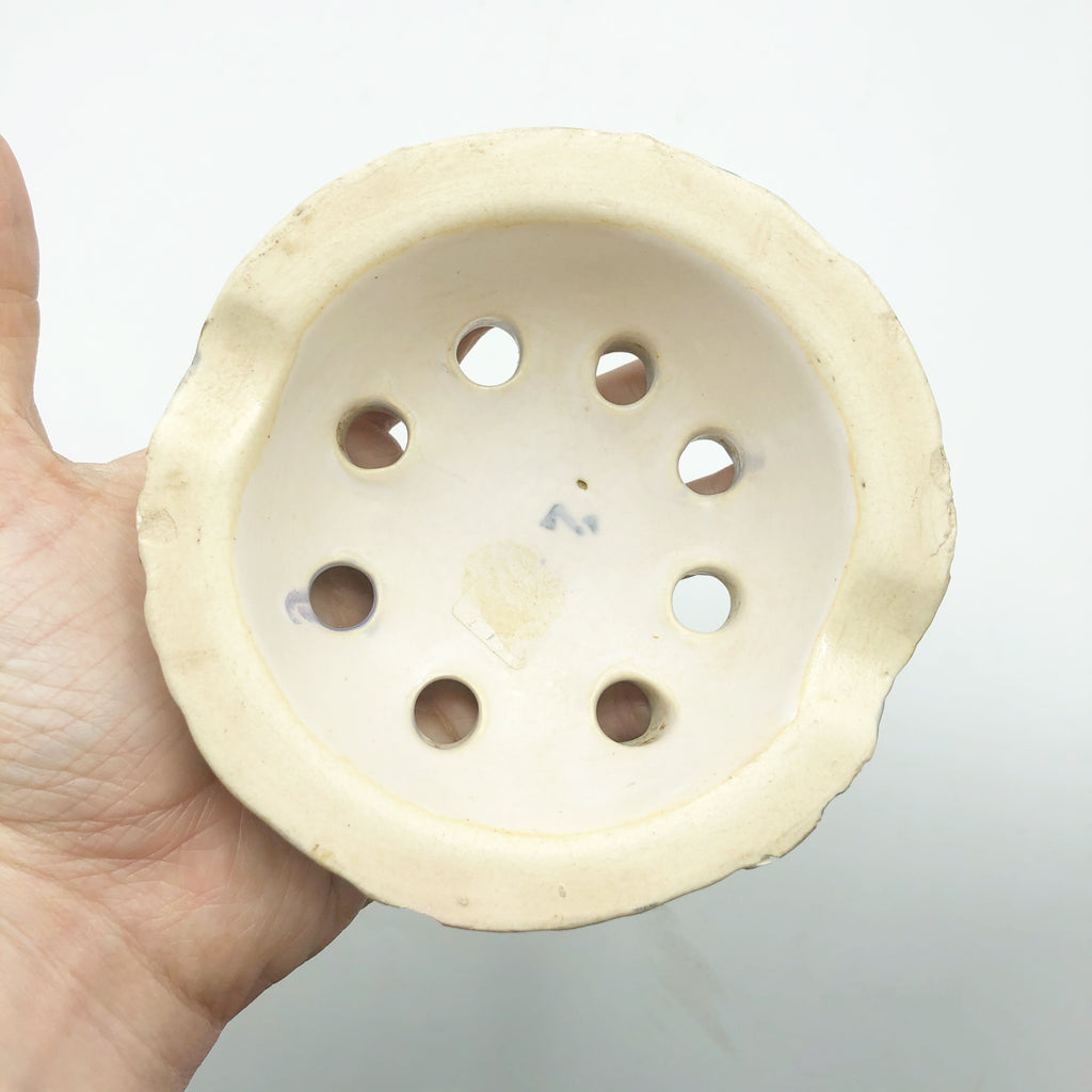 Vintage Weller Pottery Bowl & Flower Frog