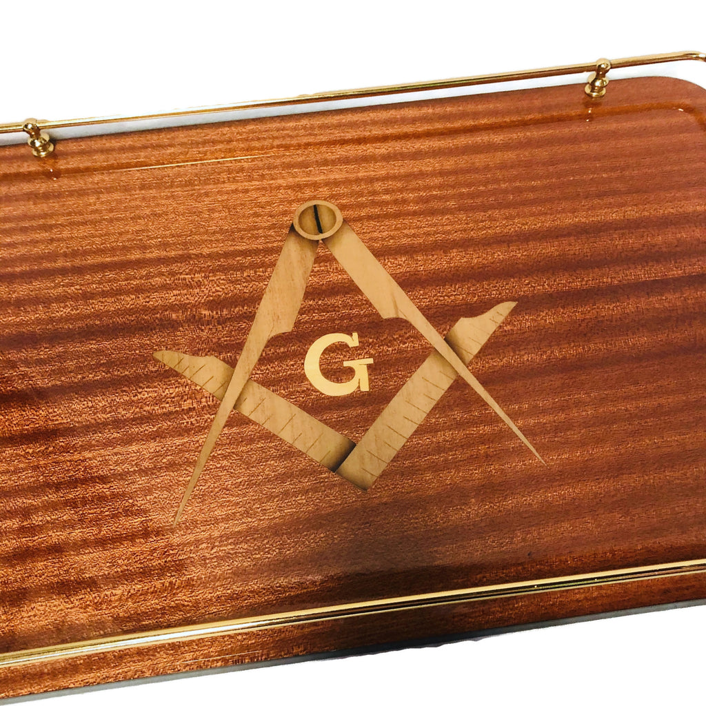 Freemason Masonic Serving Tray
