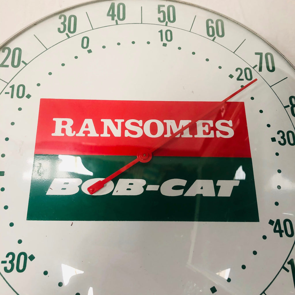 Vintage Ransomes Bob-Cat Thermometer