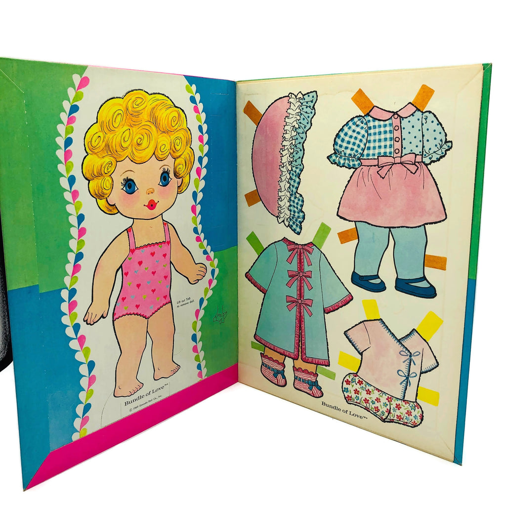 Vintage Whitman Bundle Of Love Paper Doll Uncut
