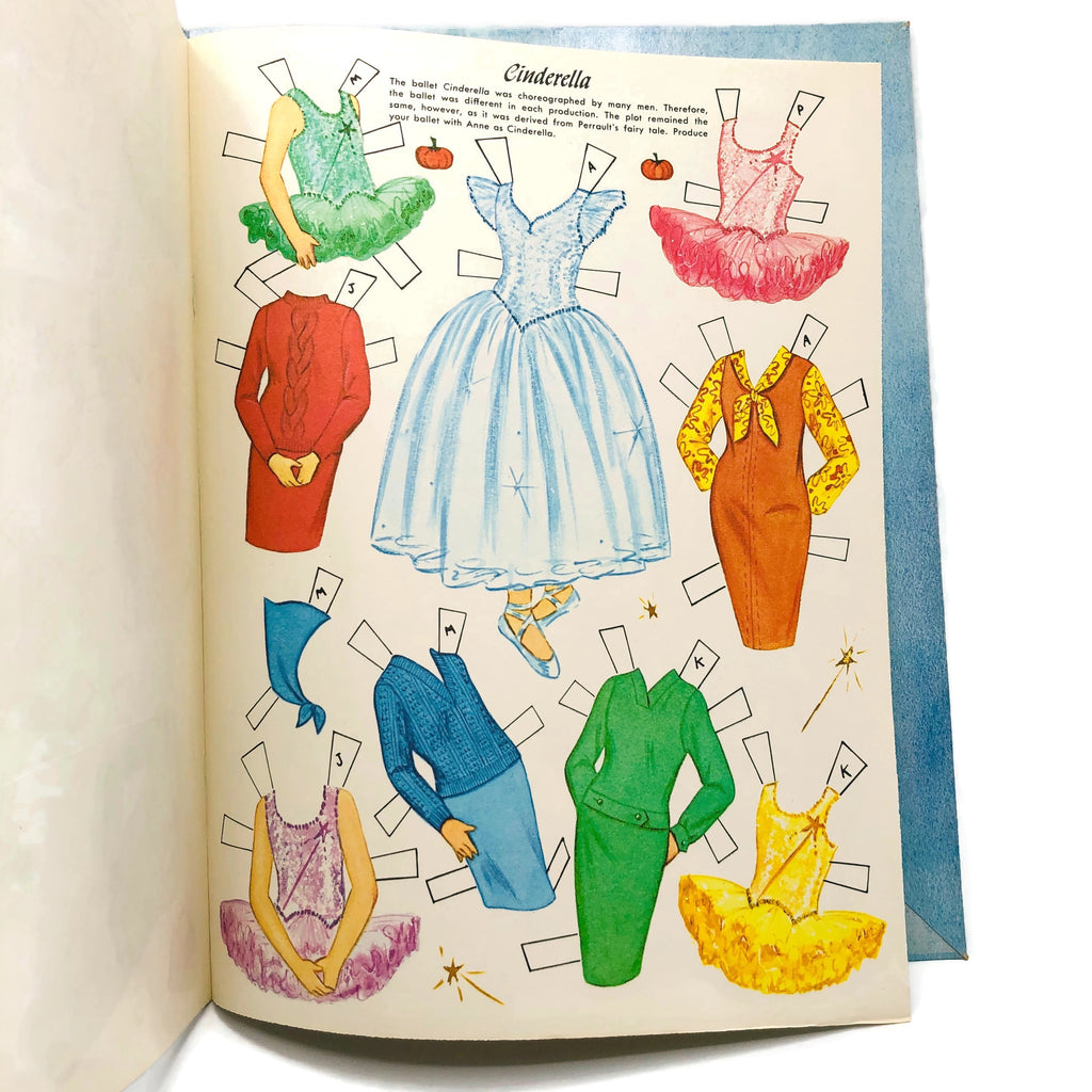 Vintage Whitman Ballet Cut-Outs Uncut Booklet
