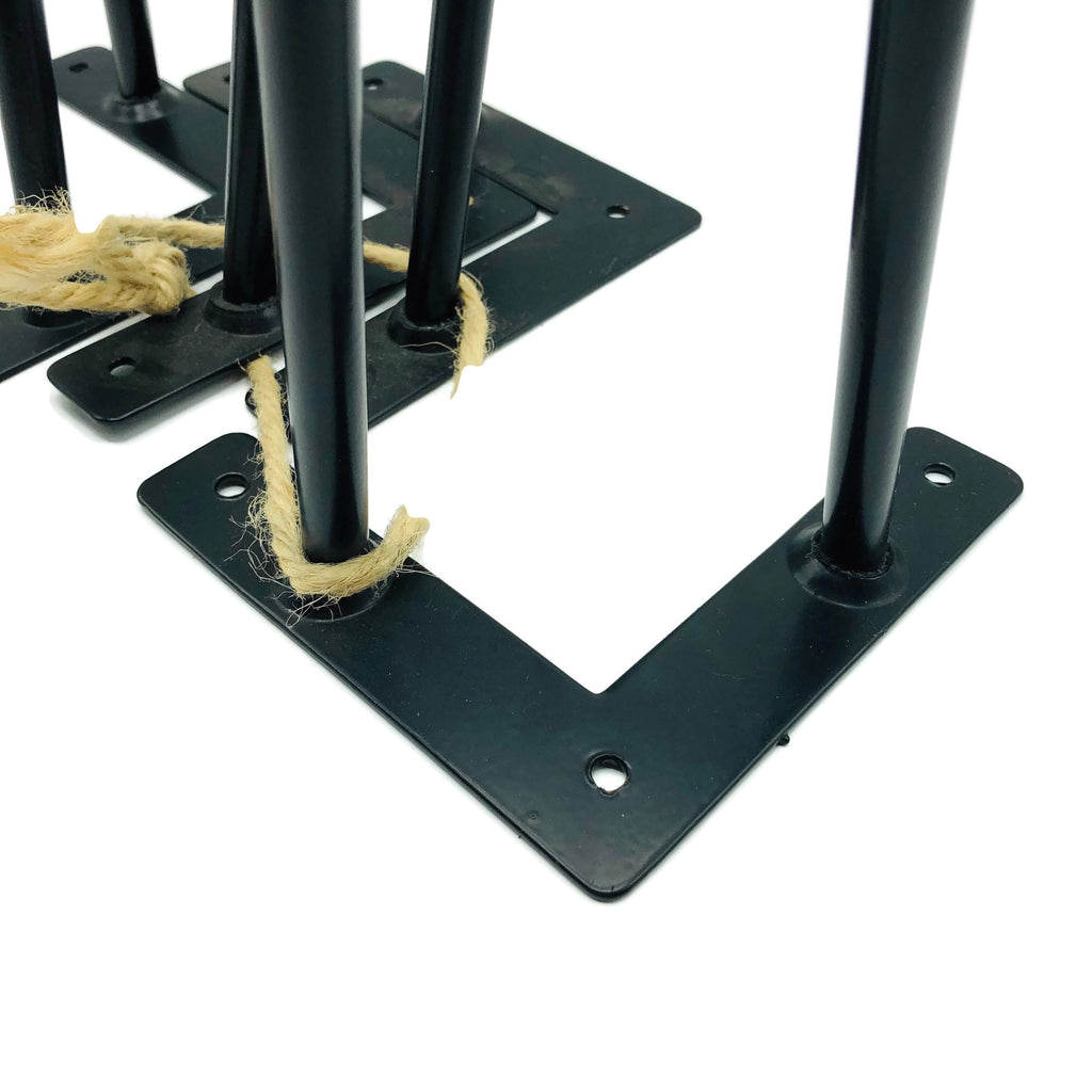 Vintage Freshly Powder Coated 1950’s 12” Hair Pin Legs