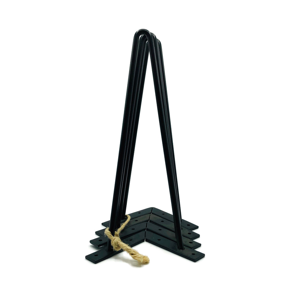 Vintage Freshly Powder Coated 1950’s 12” Hair Pin Legs