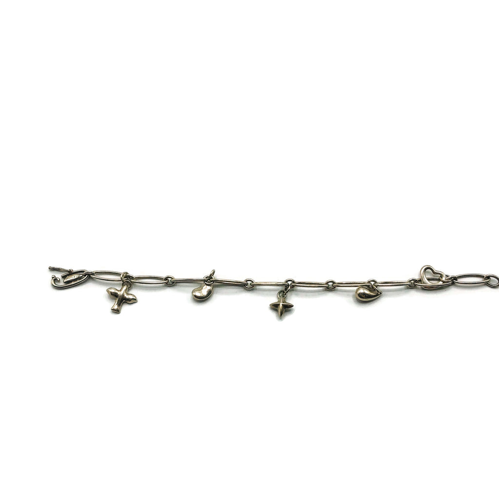 Tiffany & Co. Sterling Silver Links Charm Bracelet