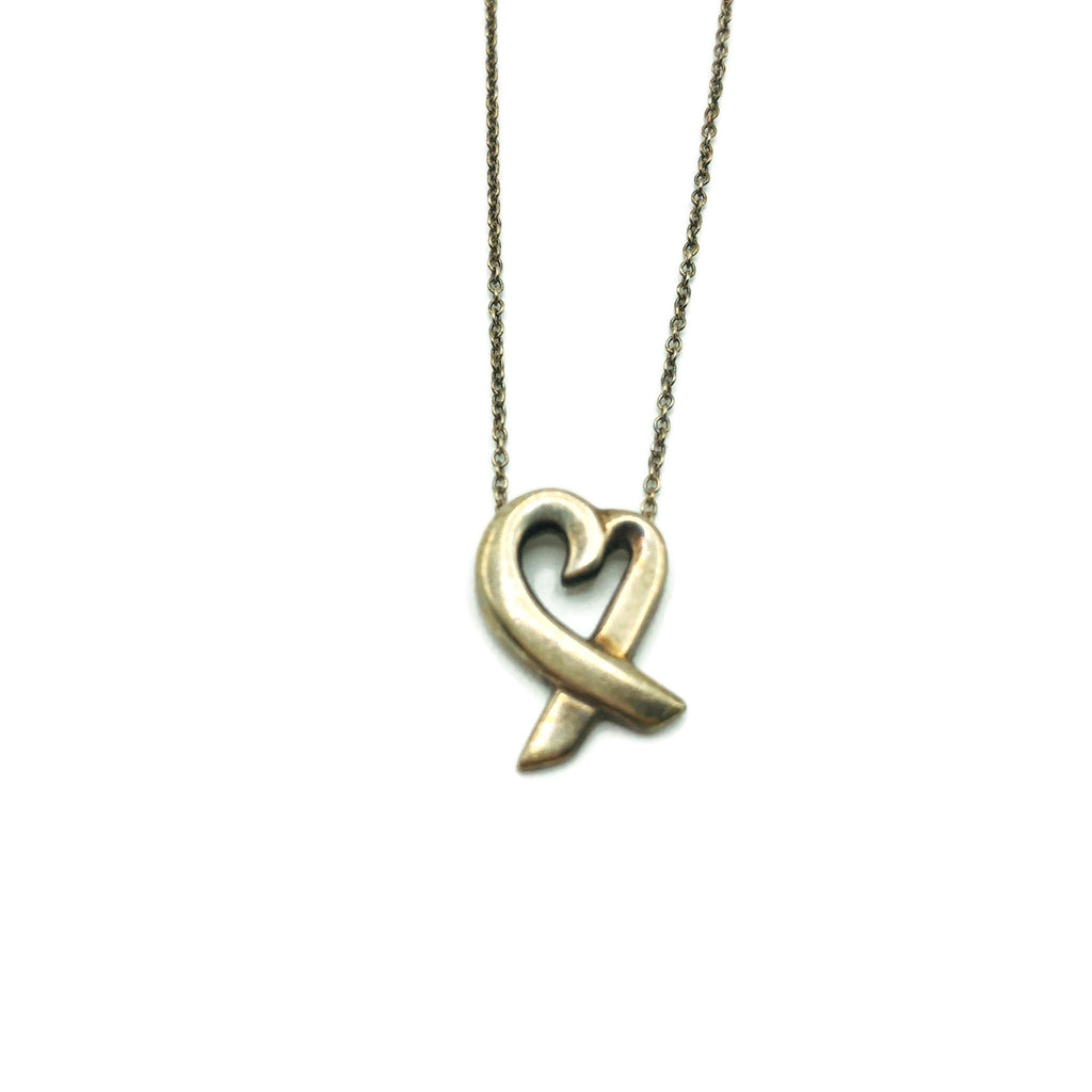 Vintage Tiffany Sterling Silver Elsa Peretti Necklace