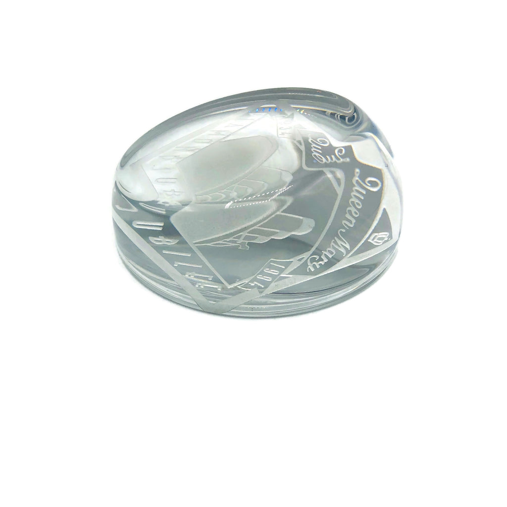 Vintage Queen Mary Diamond Jubilee 1994 Paperweight