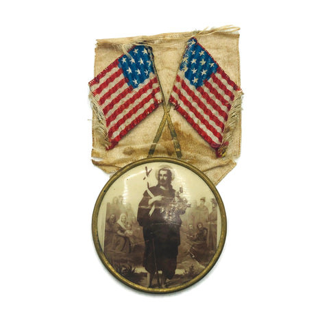 Antique GAR Rally Pin