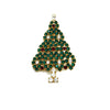 Vintage Rhinestone Eisenberg Ice Christmas Tree Brooch