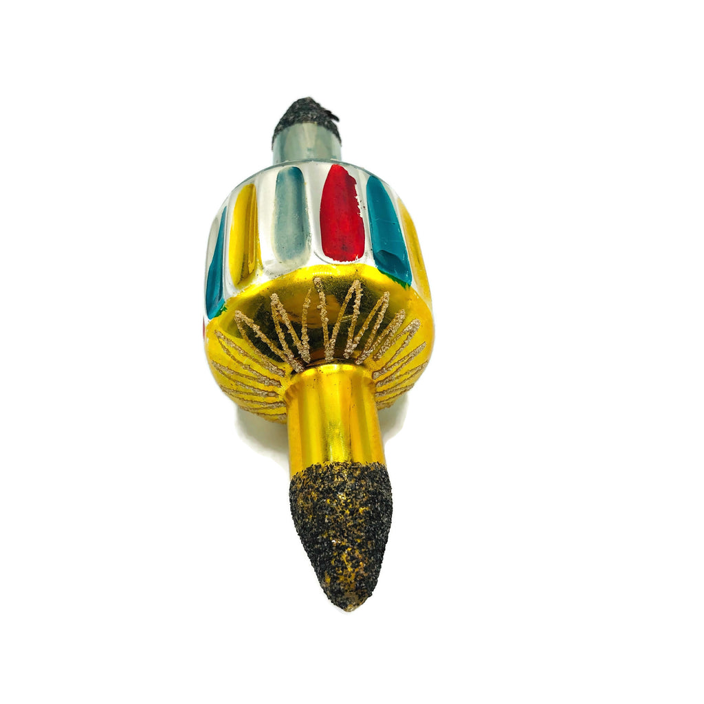 Vintage Large Spinning Top Shaped Christmas Ornament