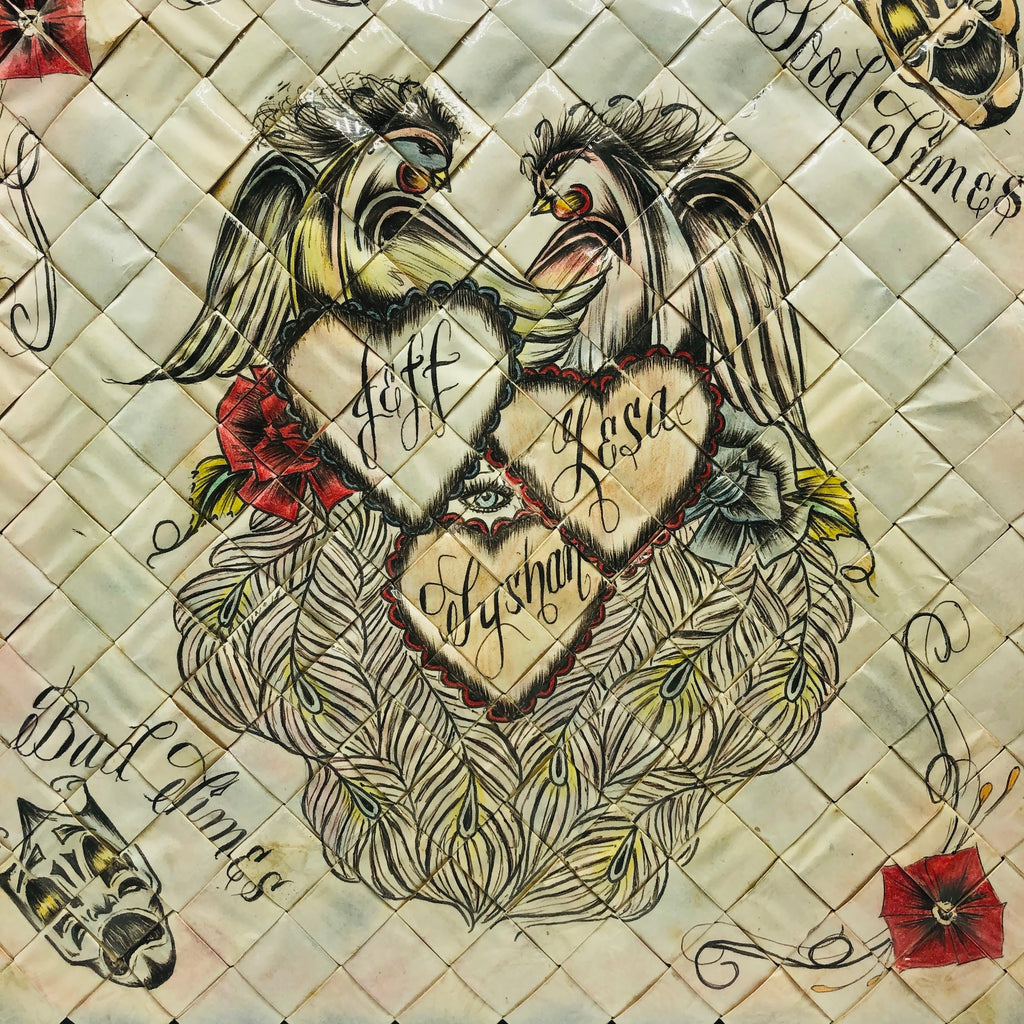 Vintage Prison art c. 1980’s photo album no photos tattoo art graphics