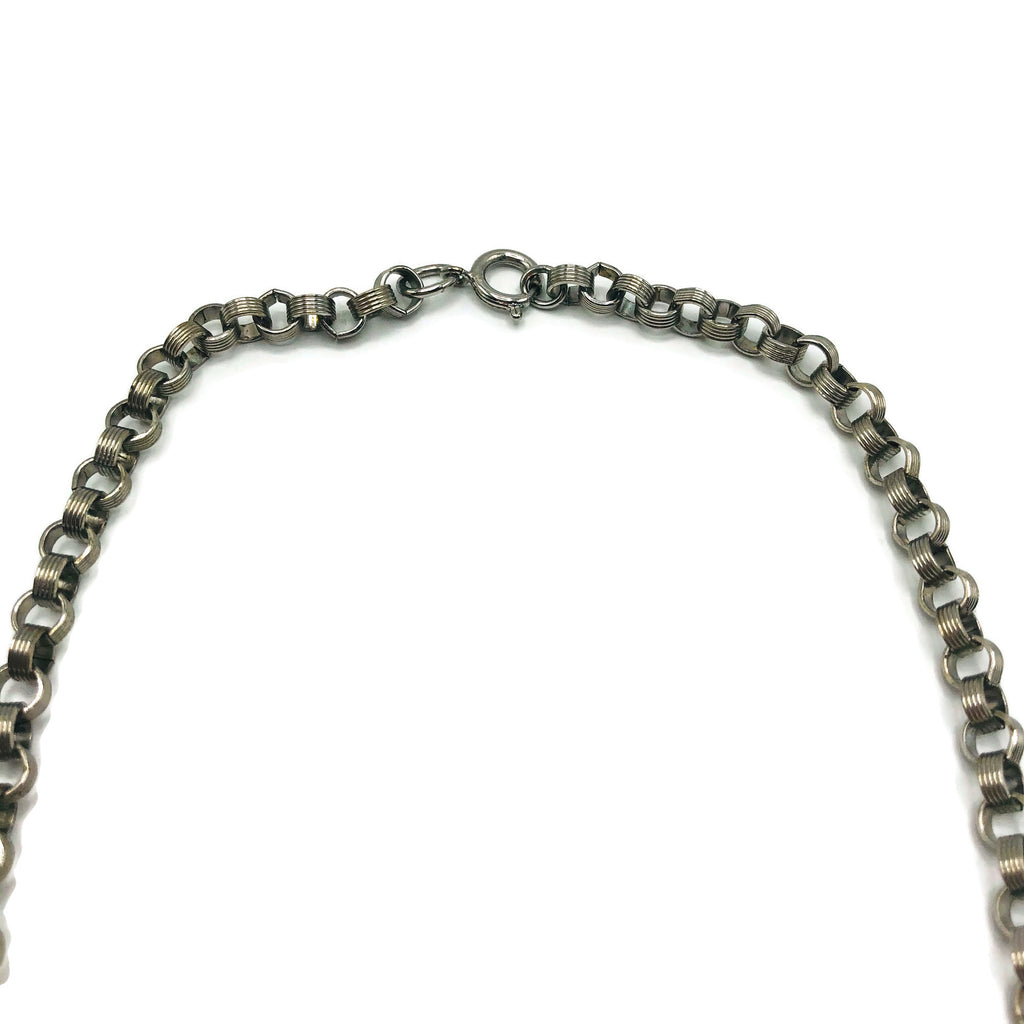 Vintage Signed LB Studio Modernest Art Necklace