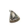 Henryk Winograd Hebrew 999 Triangular Silver Pendant