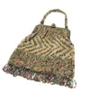 Vintage beaded mesh purse