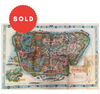 Vintage 1962 Disneyland Park Map