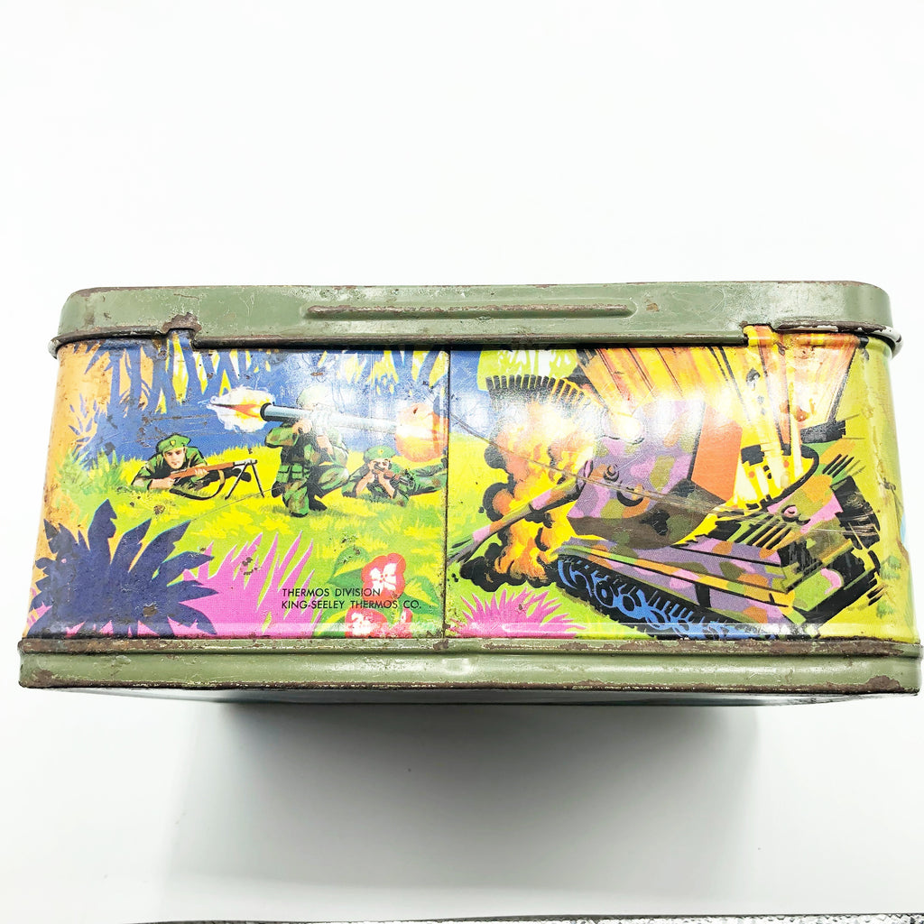 Vintage 1967 Hassenfeld GI Joe Lunch Box W/ Original Thermos