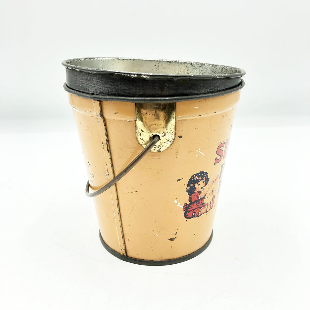Vintage Sultana Peanut Butter Tin Litho Pail Tin