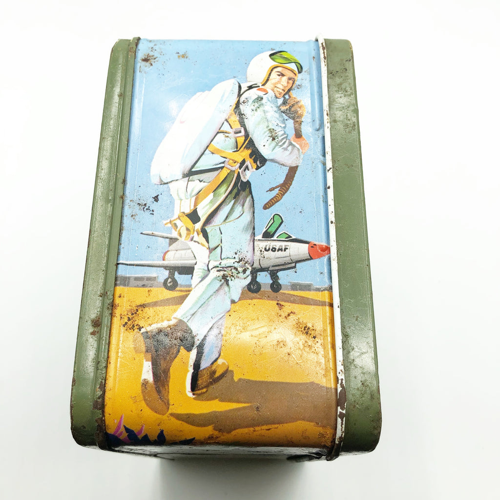 Vintage 1967 Hassenfeld GI Joe Lunch Box W/ Original Thermos