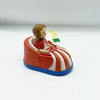 Vintage 1940’s Bumper Car Bobble Head Wind Up Toy