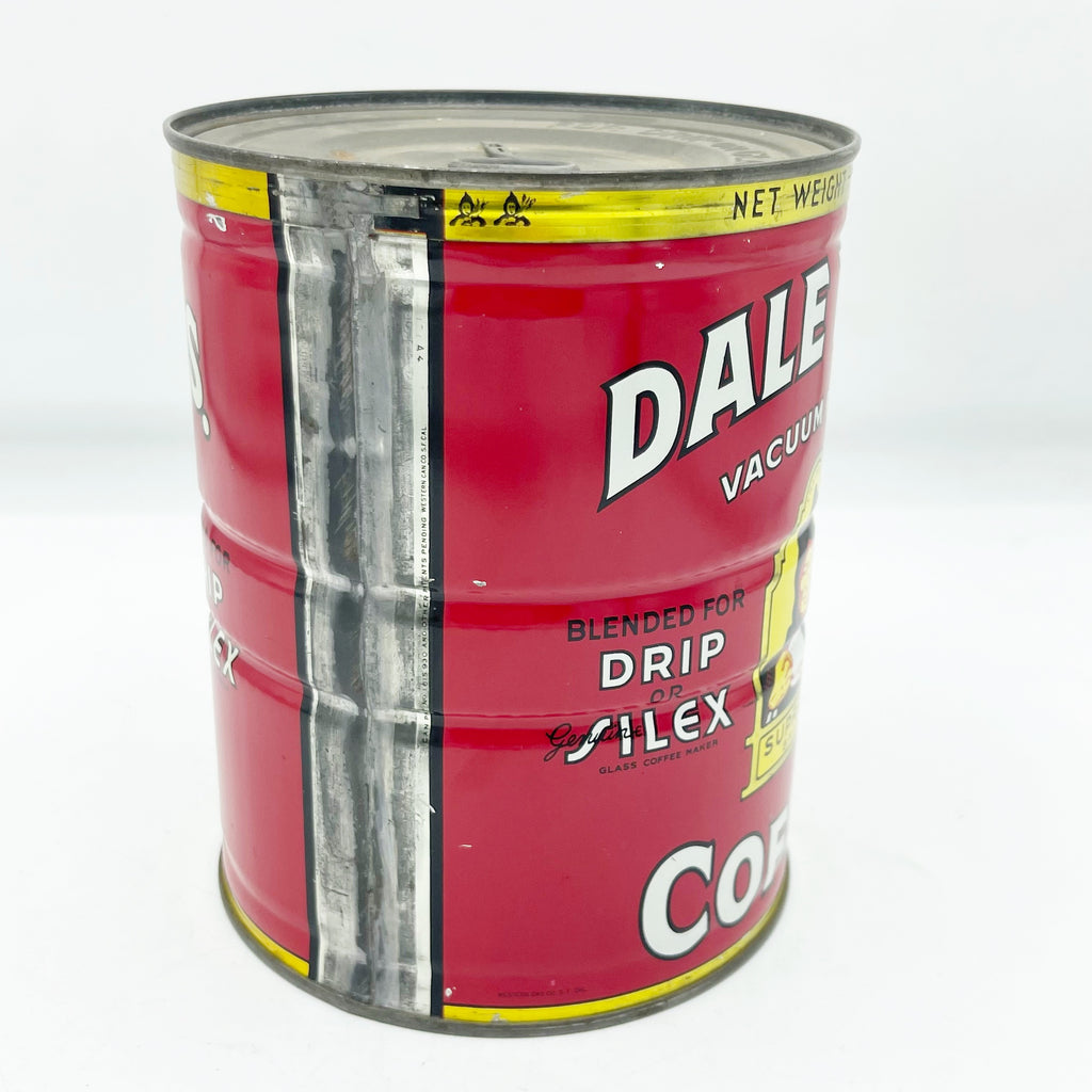N.O.S. Unopened Dale Bros. Coffee Can Full W/ Key