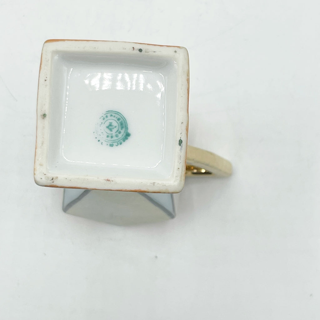 Vintage Art Deco 1920’s-30’s Lusterware Cubist Style Creamer.