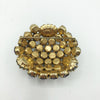 Vintage Schreiner N.Y. Large Rhinestone Brooch
