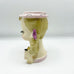 Vintage Pink Hat Female Head Vase
