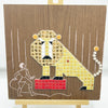 Vintage Circus Lion Mosaic Plaque