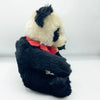 Vintage 14" Panda Teddy Bear W/ Tag & Bow By Herman W.