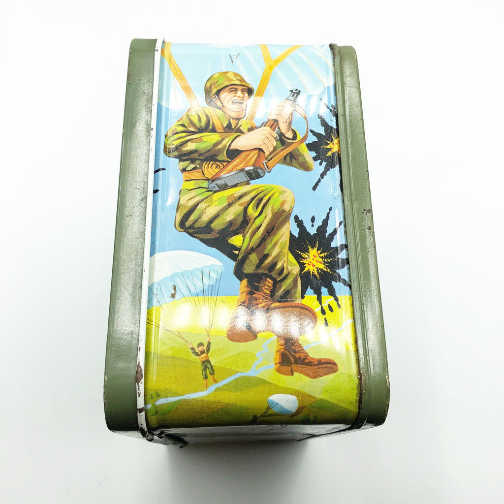 Vintage 1967 Hassenfeld GI Joe Lunch Box W/ Original Thermos