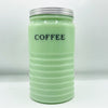 Vintage 1930’s Jeannette Jadite 40oz Ribbed Coffee Canister