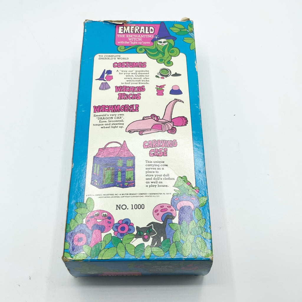 Rare Emerald Enchanted Witch Doll W/ Light-Up Eyes In Box