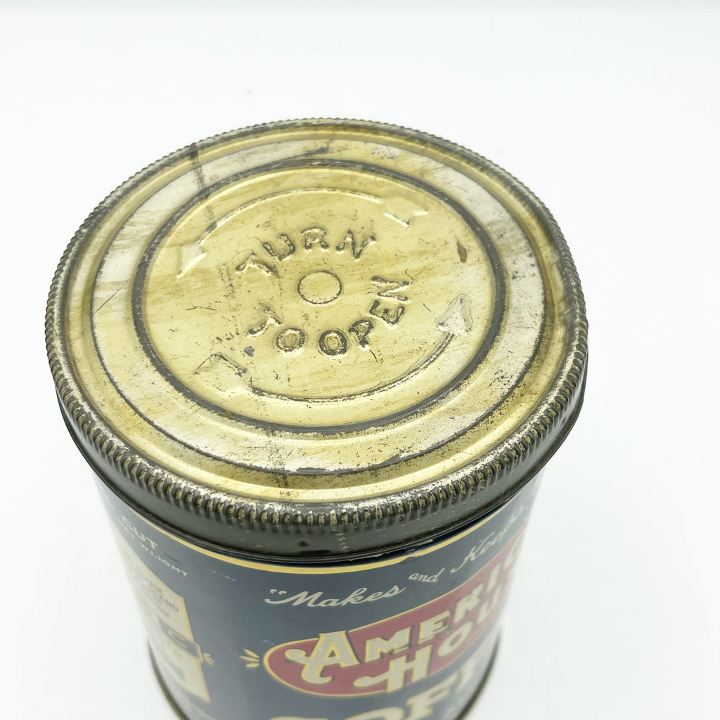 Vintage American House 1930’s Coffee Twist Can