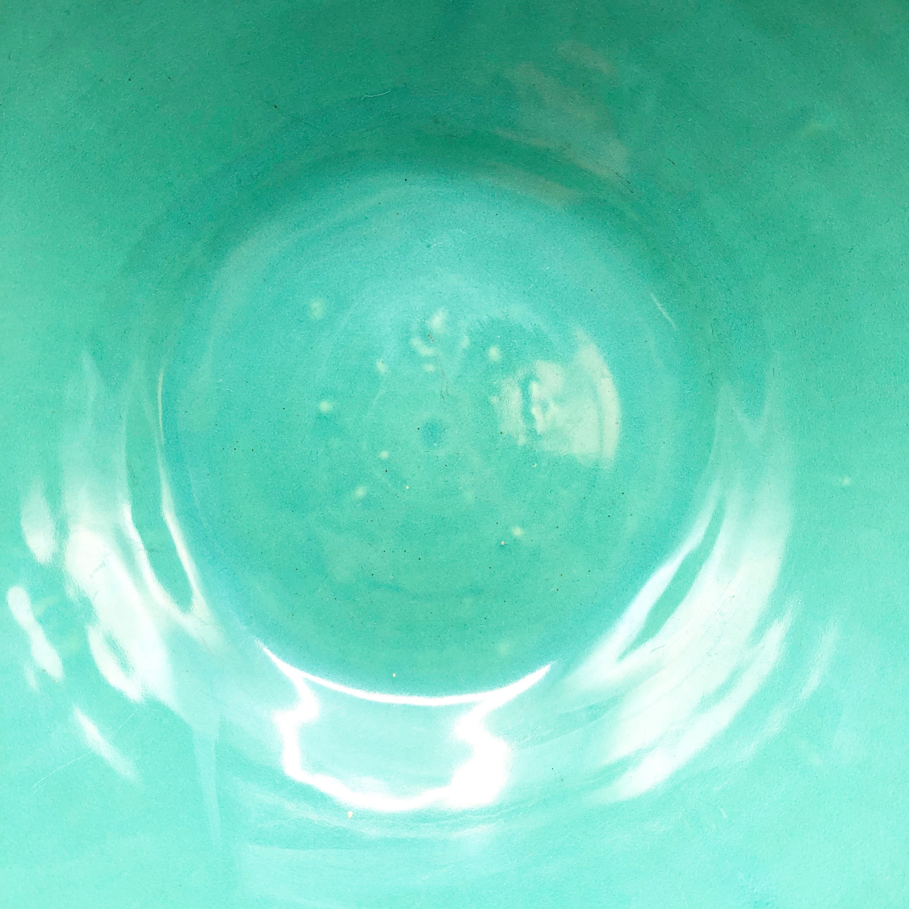Vintage 14” Bauer Footed 1930’s Punch Bowl