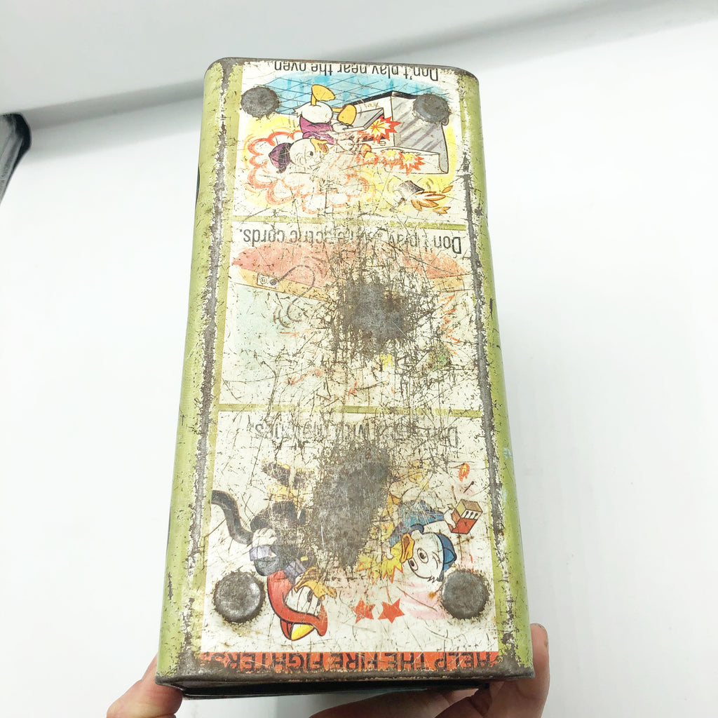 Vintage Walt Disney 1969 Fire Fighters Lunch Box & Thermos