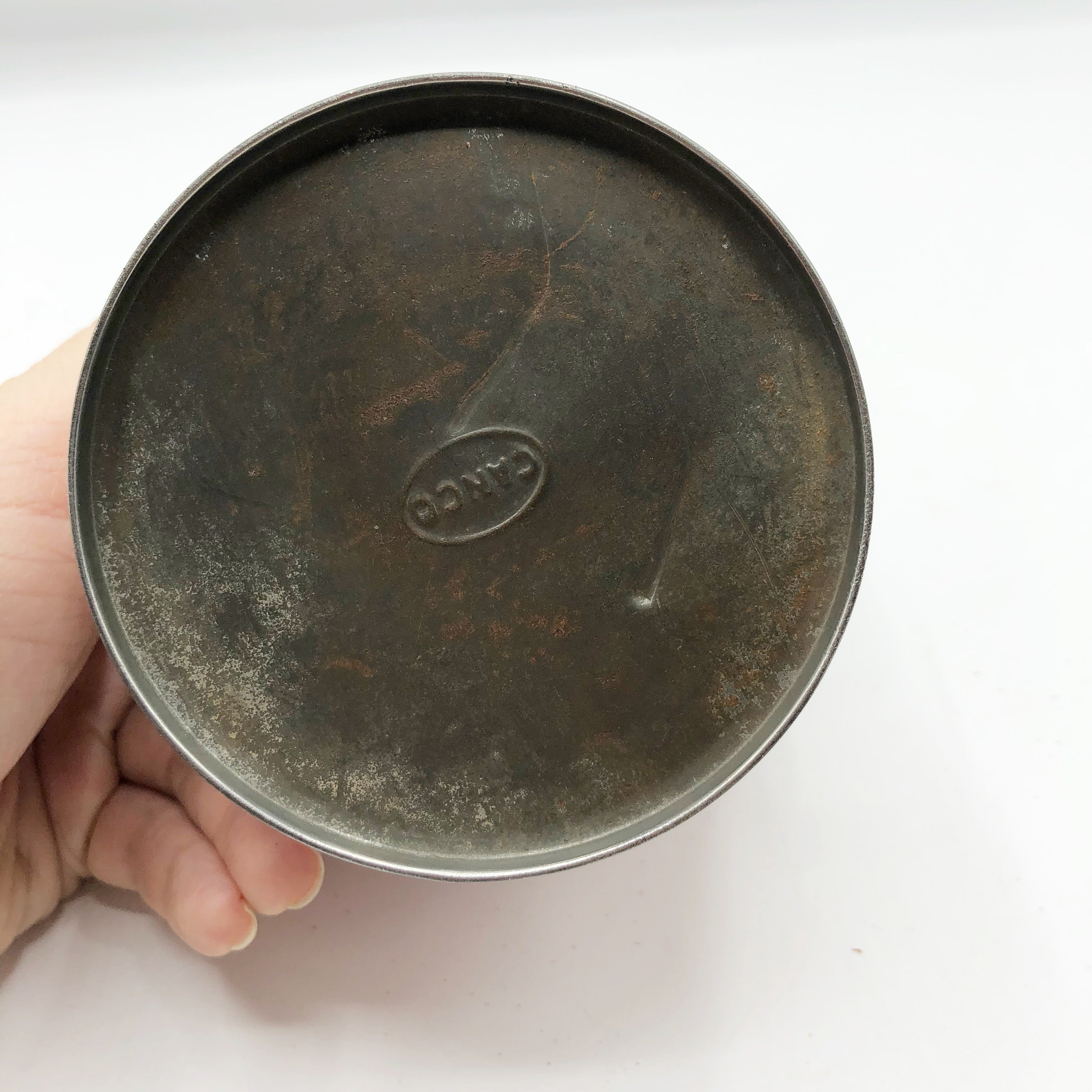 Antique Luncheon Peanut Butter Tin Litho Pail Tin