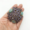 Vintage Schreiner N.Y. Large Rhinestone Brooch