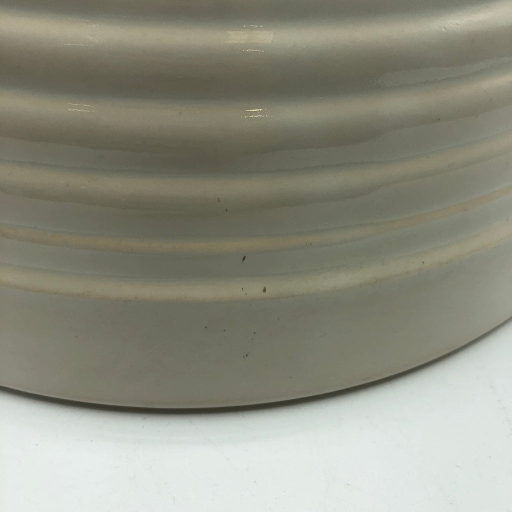 Vintage 1930’s Bauer Pottery White Footed 14” Punch Bowl