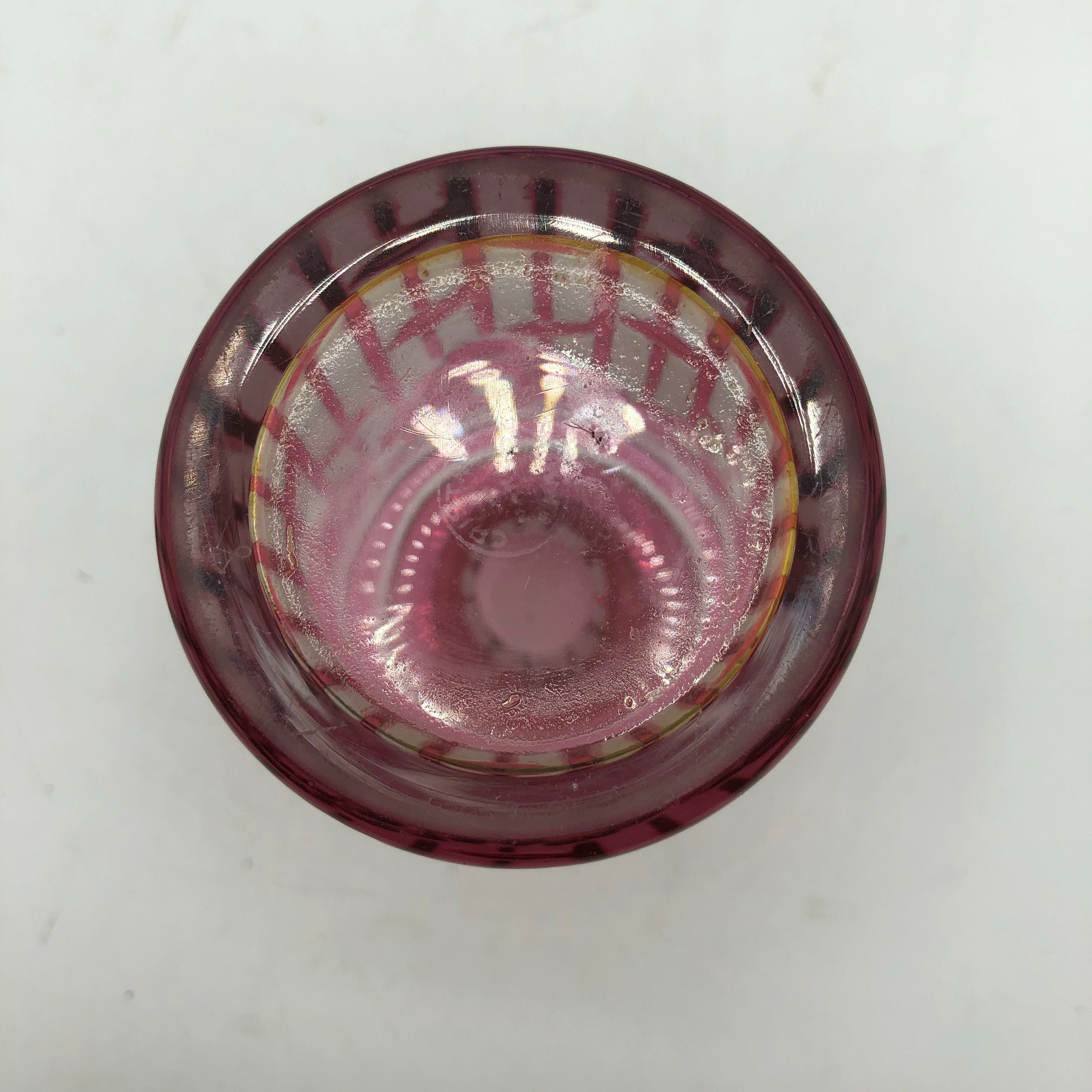 Vintage Art Deco Crystal Nancy France Perfume Bottle