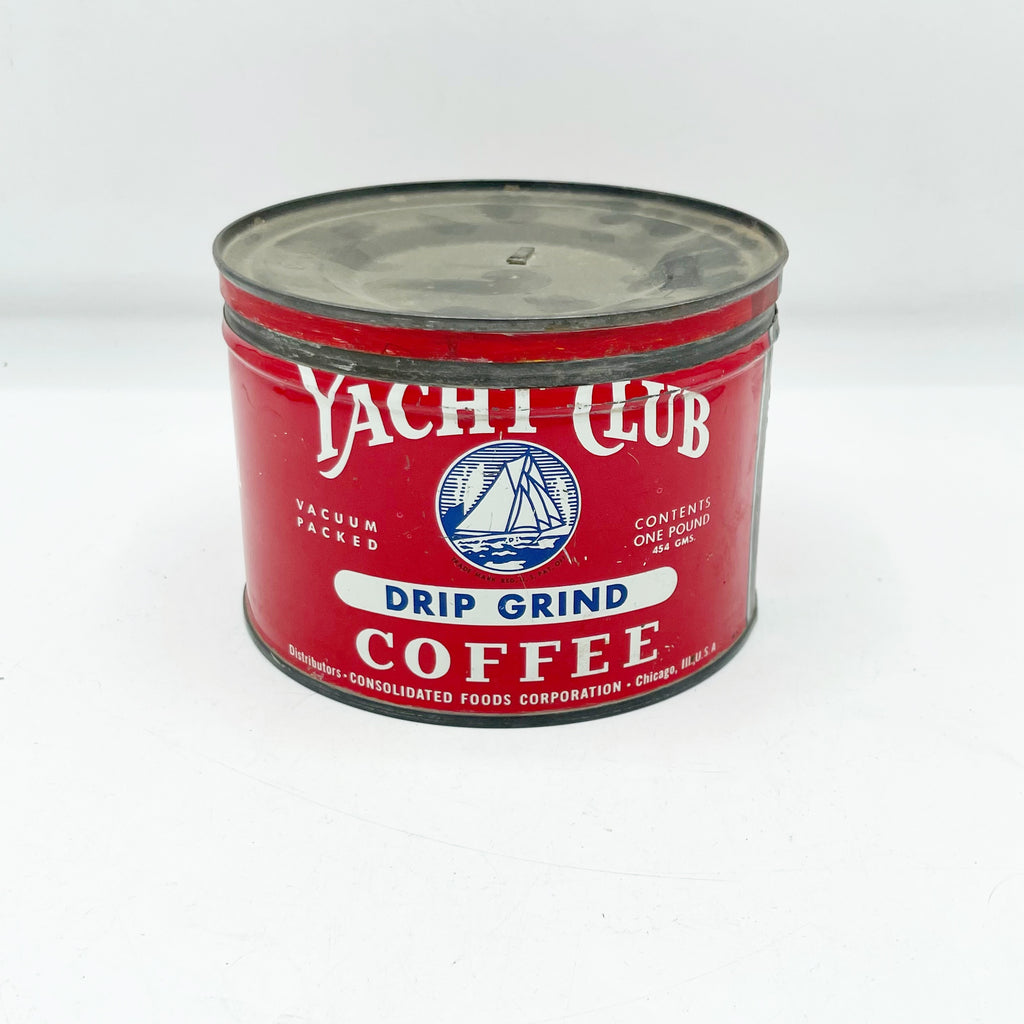 Vintage Yacht Club 1lb Coffee Can