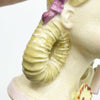 Vintage Pink Hat Female Head Vase