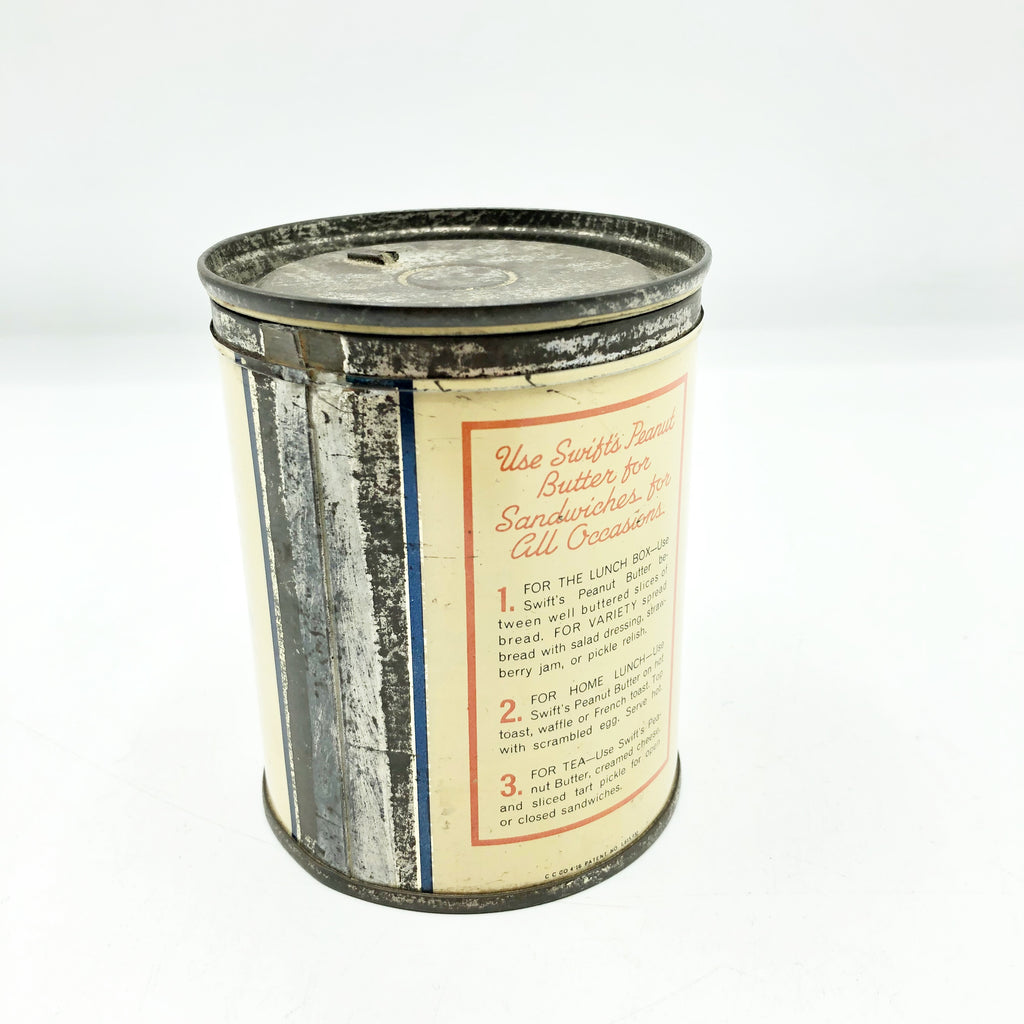 Antique Swifts Peanut Butter Litho Pail Tin