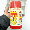 Vintage Walt Disney 1969 Fire Fighters Lunch Box & Thermos