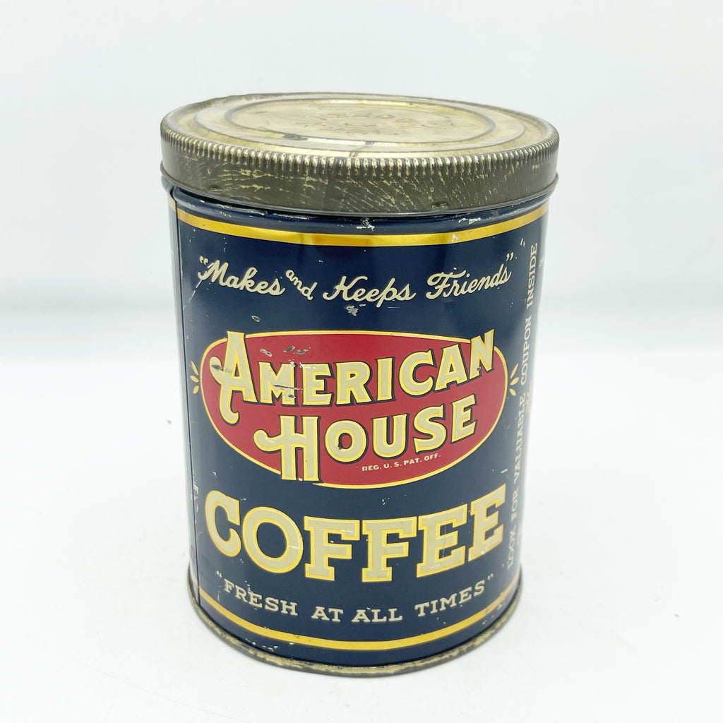 Vintage American House 1930’s Coffee Twist Can