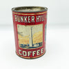Vintage Bunker Hill 1920’s 1lb Boston Mass. Coffee Tin