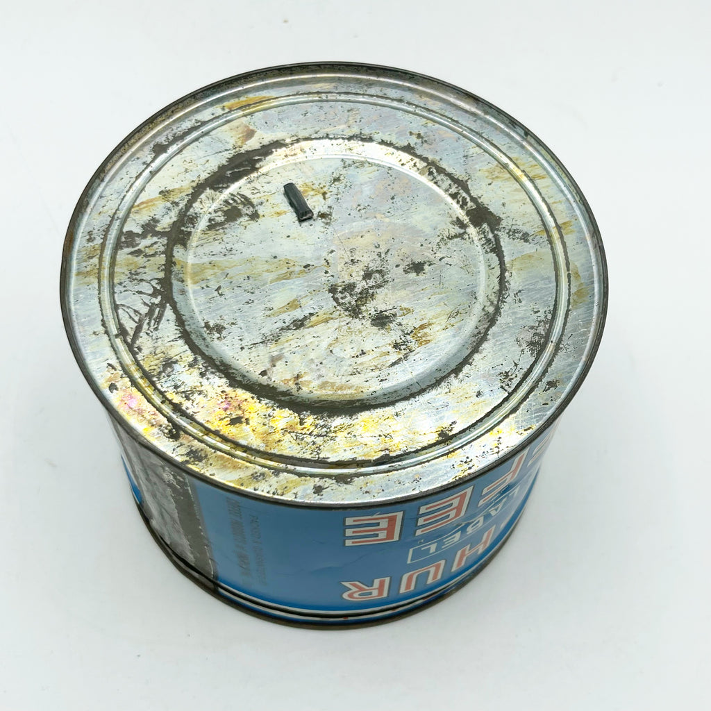 Vintage Ben-Her Rare Blue Label 1lb Coffee Can