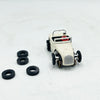 Vintage Aurora HO Scale White Roadster Slot Car