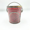 Vintage Wickham’s Peanut Butter Tin Litho Pail Tin