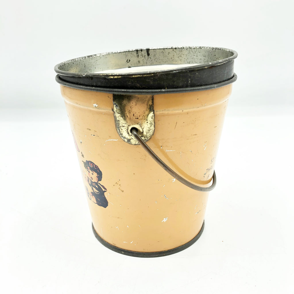 Vintage Sultana Peanut Butter Tin Litho Pail Tin