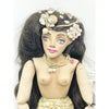 Local Artist Embellished Mermaid Bed Doll