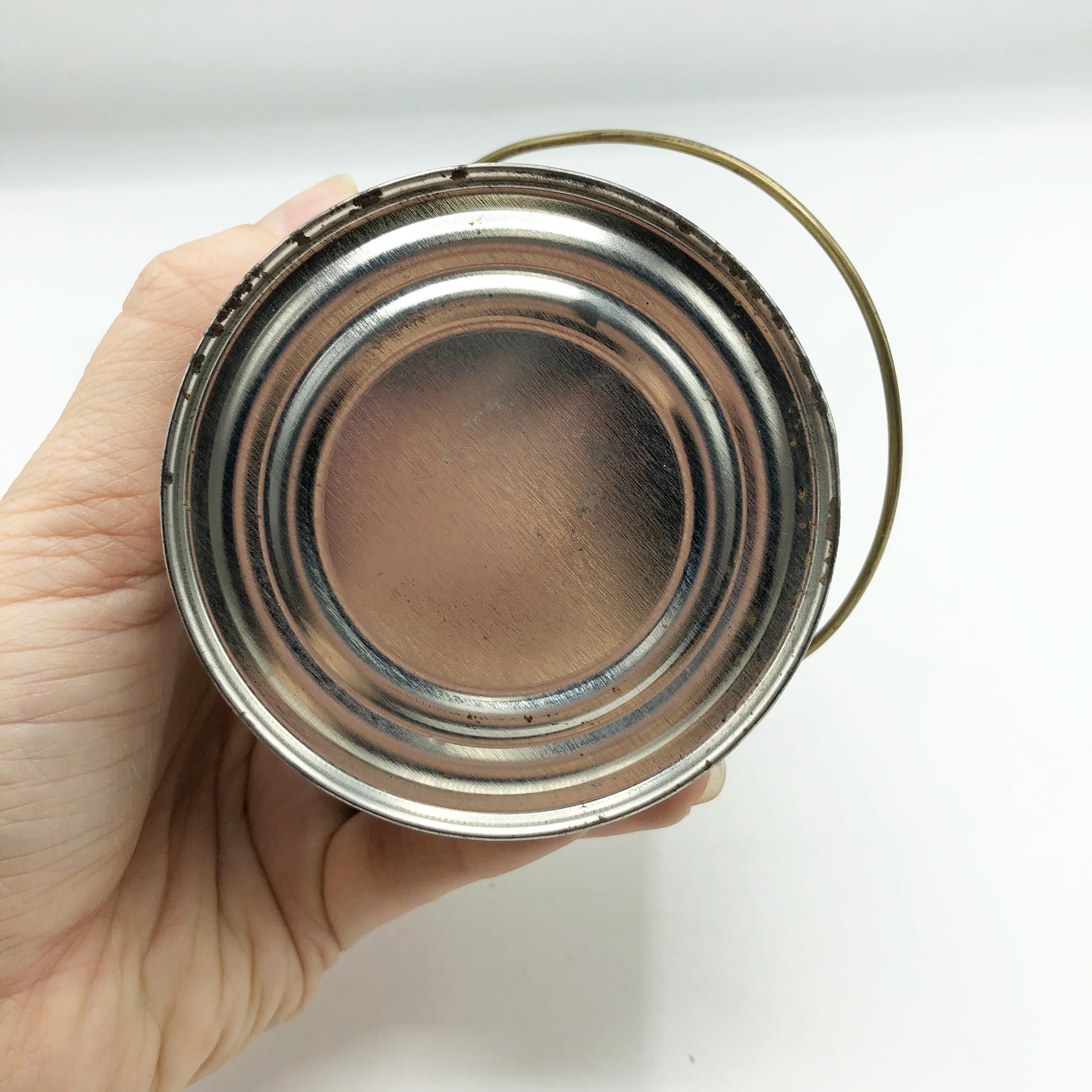 Antique Frontenag Peanut Butter Tin Litio Pail Tin